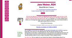 Desktop Screenshot of janewrdh.com